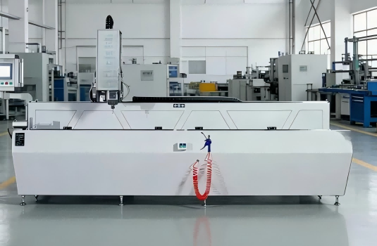 Máy phay cuối CNC 3+2 trục cho các thanh nhôm có hình dạng đặc biệt | Máy móc treo tường & cửa sổ