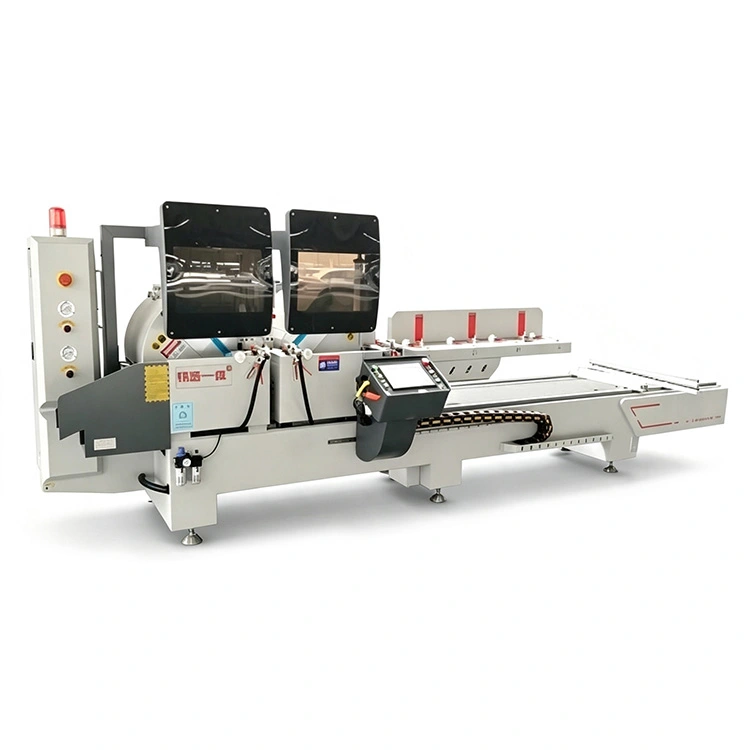 Máy cưa cắt hai đầu CNC để cắt 45° và 90°